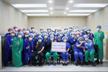 한림대동탄성심병원 수술실, 바자회 개최 및 수익금 기부