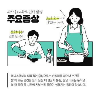 추석 명절 후유증, '손목터널증후군과 테니스엘보' 이렇게 대처하세요