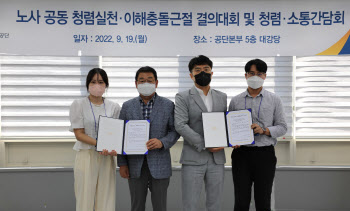 소진공, 노사 공동 청렴실천·이해충돌근절 결의대회 개최