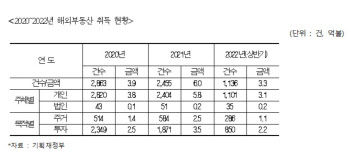 내국인, 작년 해외 부동산 6억 달러 사들여…1년 새 54%↑