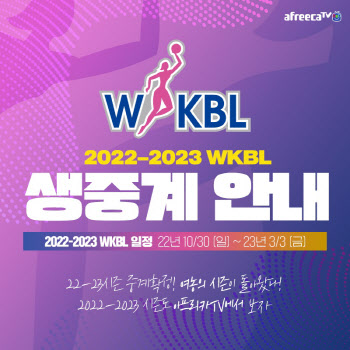 아프리카TV, ‘2022~2023 여자프로농구’ 전경기 생중계