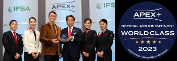 일본항공, APEX 주관 ‘월드 클래스 어워드’ 2년 연속 수상