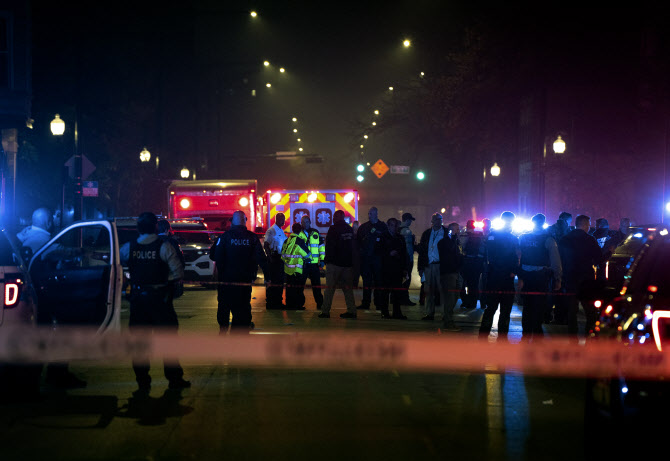 공포의 핼러윈' 미국서 총격사건 발생…사망 1명·부상 20여명
