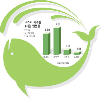 대형株 시대 왔나…코스피 '외인 수급·실적株' 주목