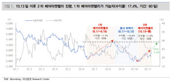 "美 2차 베어마켓랠리, 1차만큼 상승폭 키울 듯"