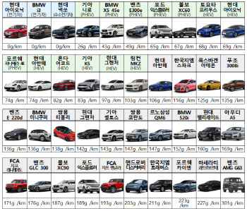 자동차 제작사 온실가스 29% 초과배출…과징금 2825억원 추징위기