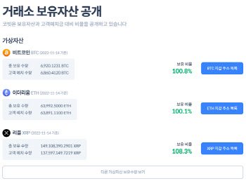 코빗, 보유 가상자산 수량·지갑 공개…"투자자 우려 선제 대응"