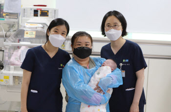 순천향대 부천병원, ‘재태주수 22주·450g 초극소 미숙아’ 치료 성공