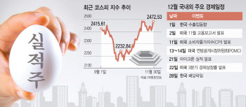 연말까지 지루한 박스피…실적주를 찾아라