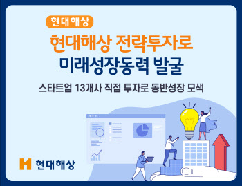 현대해상, 스타트업 13곳에 100억원 전략투자