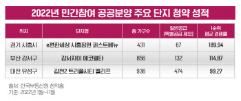 침체된 분양시장서 유일하게 선전 '민간참여 공공분양'