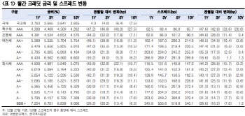 "1월 우량 크레딧 강세 지속…시장안정대책·수급 영향"