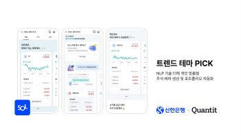 퀀팃, 신한은행에 투자 테마·종목 추천 컨텐츠 제공