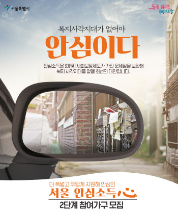 서울시, 내일부터 '안심소득' 시범사업 전화 참여 접수