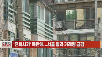 (영상)'전세사기' 폭탄에...서울 빌라 거래량 급감