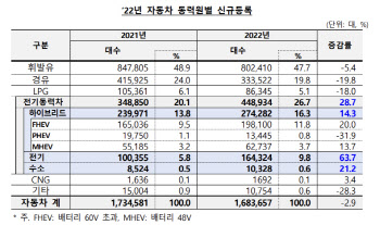 "지난해 국내 차량 판매 줄었지만 수입차 점유율 역대 최대"