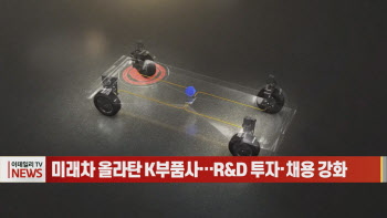 (영상) 미래차 올라탄 K부품사…R&D 투자·채용 강화