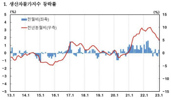 생산자물가, 석 달 만에 상승 전환…전력, 오일쇼크 이후 43년래 최대폭↑