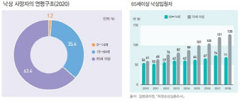 고령층 낙상, 부상 경미해도 증상 오래가면 검사 받아봐야