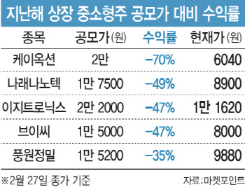 공모주 1년간 역성장…묻지마 '따상' 좇다 '쪽박' 찬다