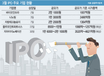 3월에도 IPO 봇물…중소형 공모주 열기 이어갈까