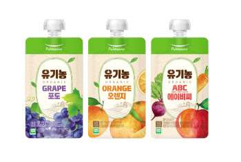 풀무원식품, '유기농 주스' 3종 출시…어린이 음료 정조준