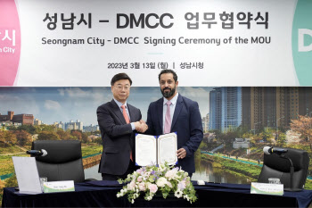 성남시·UAE DMCC, 디지털·메타버스 기업 중동진출 맞손