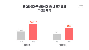 빚에 눌린 금호·넥센타이어, 올해 수익성 회복 고심