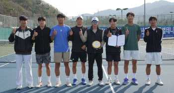 순천향대, 춘계 대학 테니스연맹전서 男단체전·혼합복식 우승