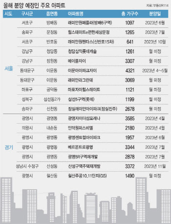 서울 강남권 '청약 큰 장'…가점 낮은 2030, 추첨제 물량 노려볼 만
