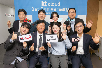 kt cloud 창립 1주년, '지속 성장 원년'될 것