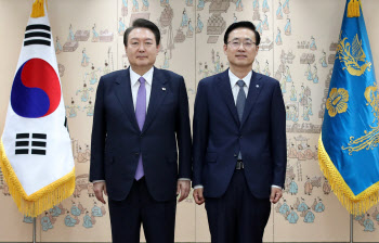尹대통령, 김형두 헌법재판관에 임명장 수여