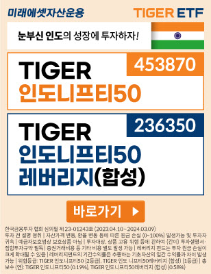 미래에셋운용, ‘TIGER 인도니프티50 ETF’ 신규 상장