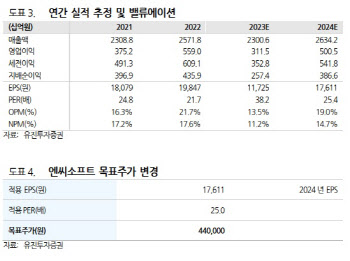 엔씨소프트, 경쟁 심화 속 신작 지연까지 이중고…목표가↓-유진