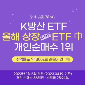 한화운용 K방산 ETF에 개미 몰렸다…순매수 1위