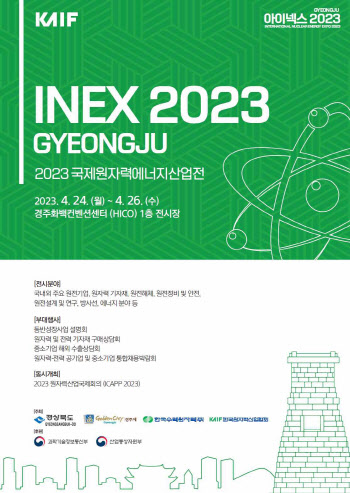2023년 국제원자력에너지산업전 24~26일 경주 개최