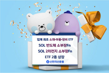 '반도체·2차전지 소부장 투자'…신한자산운용, ETF 2종 상장