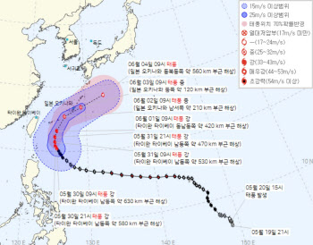 "괌옥 탈출"...일본 향하는 태풍 마와르, 한반도 영향은?