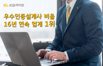 우수인증설계사, 업계 평균 2배 이상인 보험사는