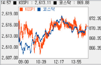 5거래일 연속 상승…870 돌파