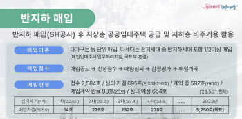 반지하 매입 목표치 3%도 못 채운 서울시…"매입 단가 상향, 규정 완화"