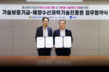 기보, 해양수산과학기술진흥원과 R&D 사업화 지원 나서