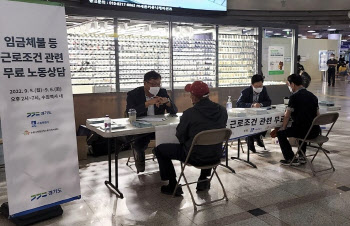 경기도 13개 전철역서 퇴근시간에 '찾아가는 노동상담'