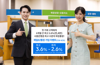 SC제일은행, 최고 연 3.6% 파킹통장 '제일EZ통장' 가입 이벤트