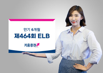 키움증권, 만기 6개월 세전 연 4.3% 저위험 ELB 판매