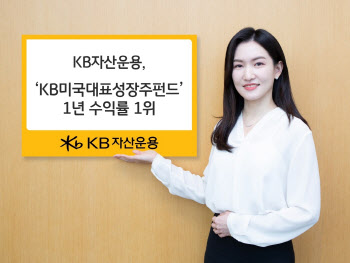 KB자산운용, 'KB미국대표성장주펀드' 1년 수익률 26%로 1위