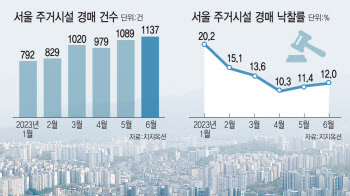 경매 나온 서울 주택 쌓이는데…낙찰률은 바닥