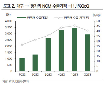 엘앤에프, 단기 실적 부진에 자금조달 필요…목표가 하향 -DB
