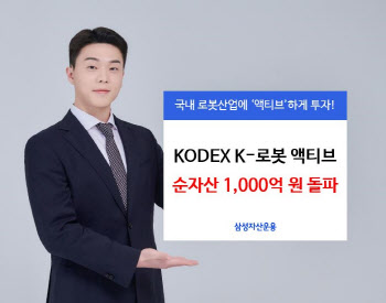 삼성자산운용 "KODEX K-로봇 액티브 ETF, 순자산 1천억원"
