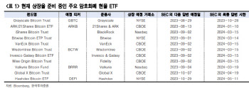 "비트코인 현물 ETF, 내년 1Q 상장 가능성…섣부른 기대는 금물"